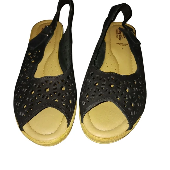 SPRING STEP RAVELLA SANDAL BLACK 9M - Picture 2 of 6